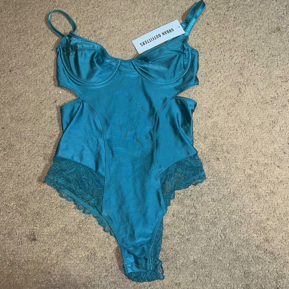 Urban Outfitters lace corset bodysuit